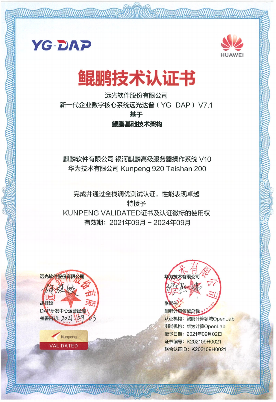 918ֹգYG-DAP Validated֤